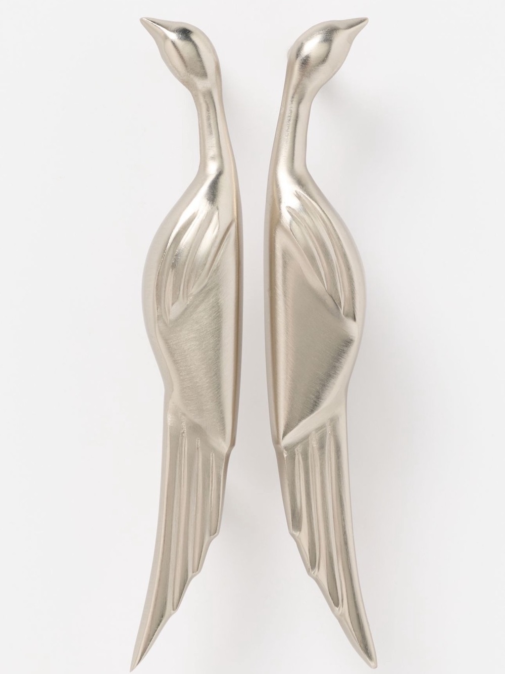 Anthropologie Marquerite Crane Nickel Handle Set